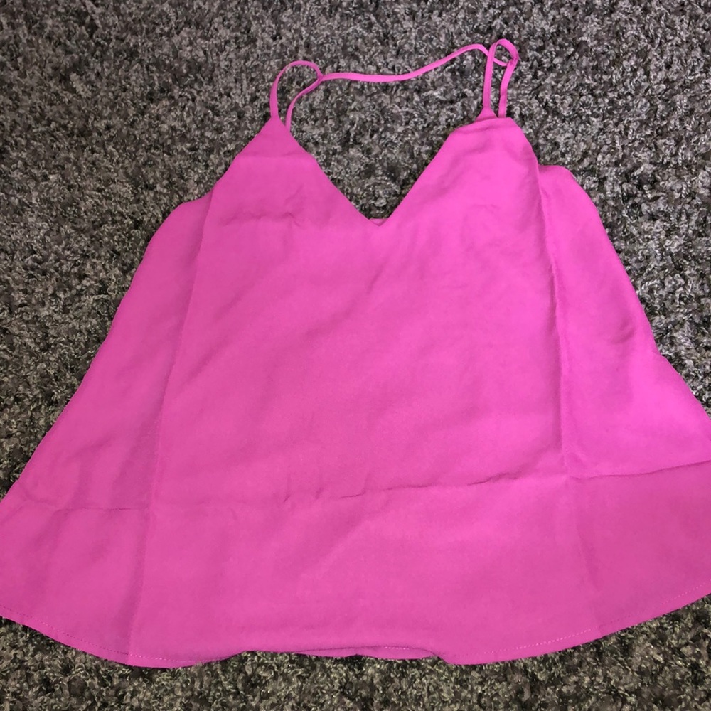 Purple Lulu’s low back tank top